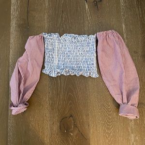 red white and blue LF crop top!